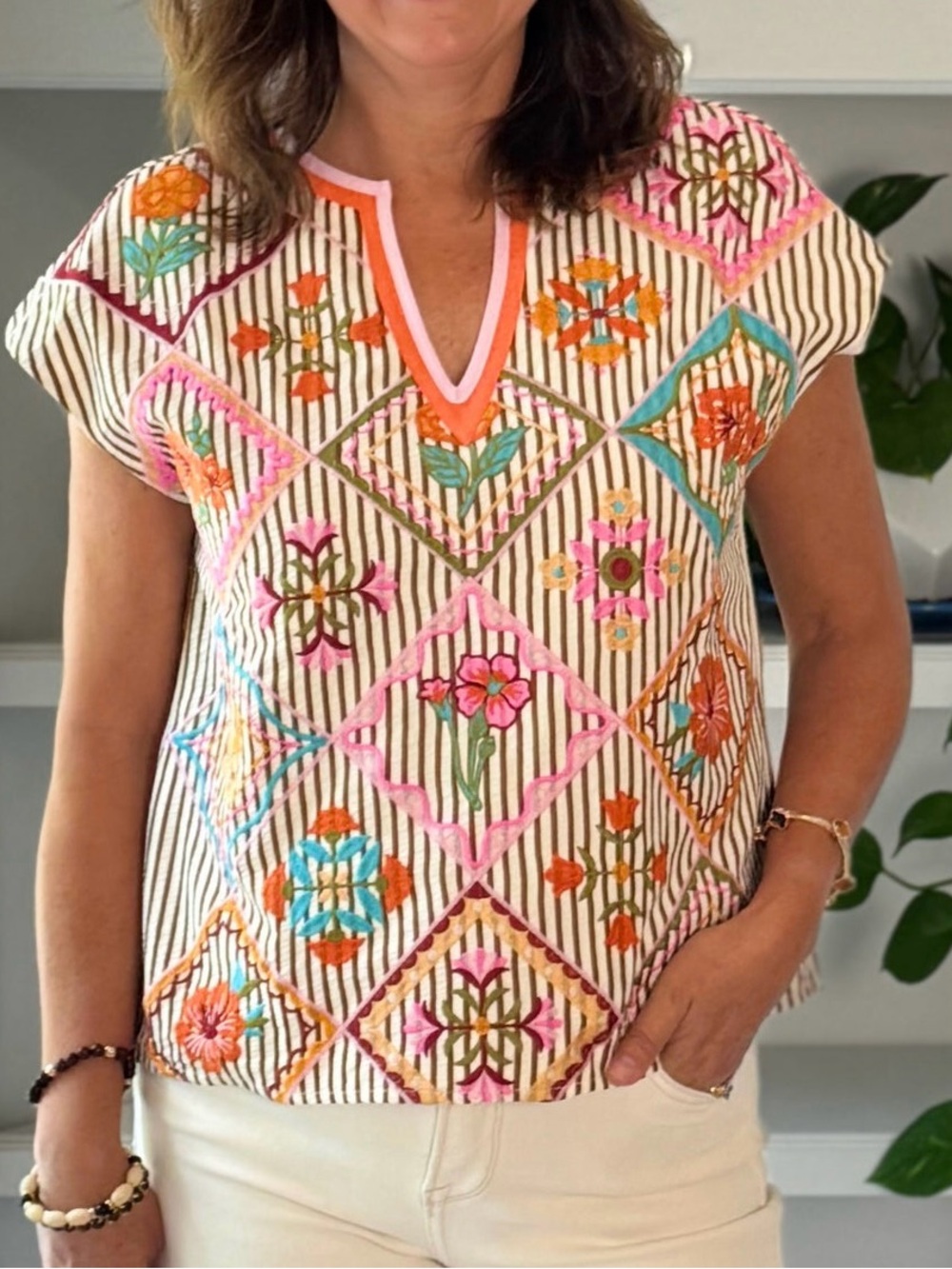THML  V-Neck Women's Top - size XS